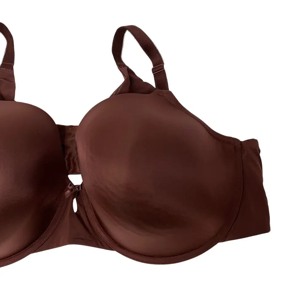 Torrid Curve 360 Back Smoothing Lightly Lined T-Shirt Bra Size 50D Brown